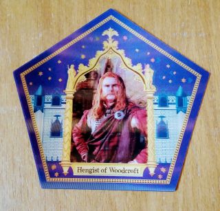 Harry Potter Chocolate Frog Collectable Wizard Card - Hengist Of Woodcroft.  Rare