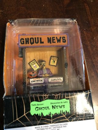 Lemax Spooky Town Ghoul News - Rare - Htf — Retired—