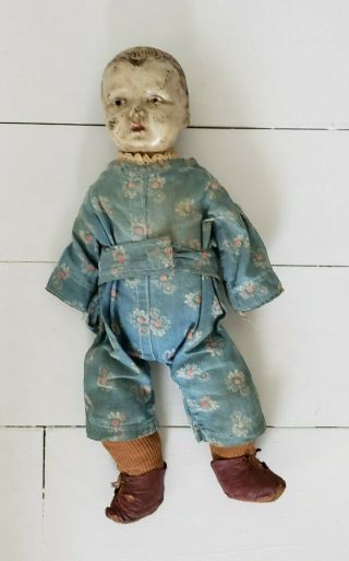 Antique Louis Amberg & Son Composition Doll