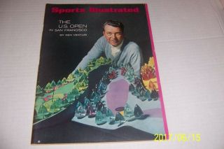 1966 Sports Illustrated Us Open Ken Venturi San Francisco Newsstand No Label