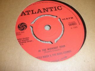 Little Mack & The Boss Sounds - In The Midnight Hour - Rare `66 Atlantic Single.