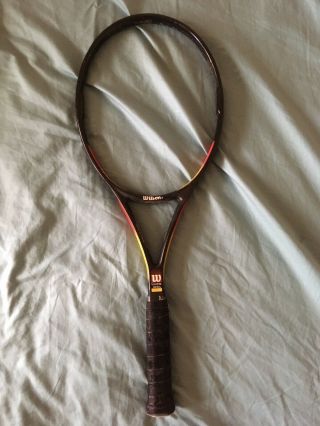 Rare Wilson Pro Staff Classic 6.  1 95 Head 4 5/8 Grip Tennis Racquet