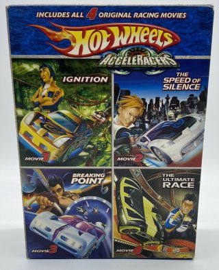 Hot Wheels Acceleracers Box Set Dvd 4 - Disc Set Flawless & Rare