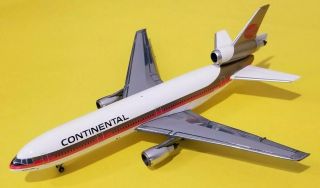 Gemini Jets Select 1:400 Continental Dc - 10 - 30 Red Meatball N12061 Rare
