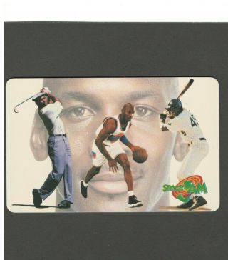 1996 Michael Jordan Space Jam Plastic Id Card (rare)