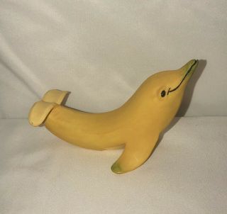 Enesco Home Grown Figurine Happy Banana Dolphin Rare