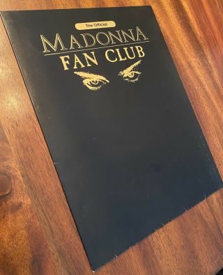 Madonna Icon Official Fan Club Exclusive Rare Folder,  Photos & More 3