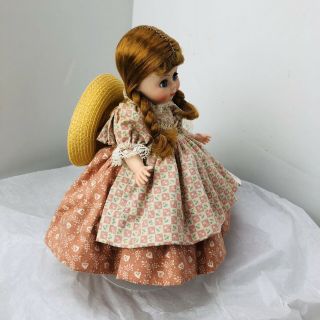 Madame Alexander International Doll Polly Flinders Redhead Pigtails Stand Tag 3
