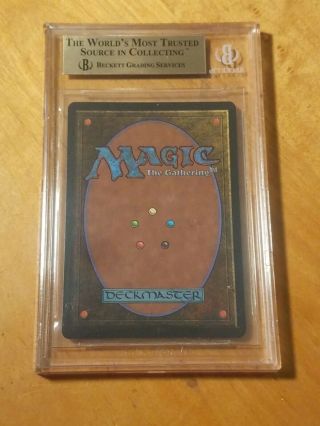 Earthbind Magic the Gathering MTG Unlimited Edition BGS Beckett Graded 9.  5 2