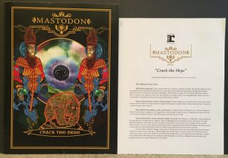 Mastodon Crack The Skye Rare Promo/press Kit,  Digital Clone Dvd,  Promo Folder