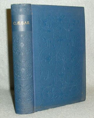 Antique Book Julius Caesar Rome Roman Military History Biography Froude 1891