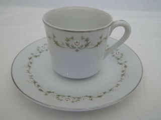 Sheffield Fine China Elegance 502t Mini Tea Cup And Saucer Japan