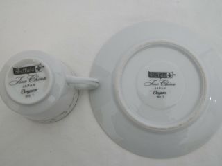 Sheffield Fine China Elegance 502T Mini Tea Cup and Saucer Japan 2