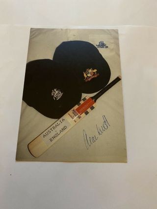 England Cricket - Rare Signature - Alan Knott