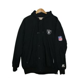 Vintage 1992 Los Angeles Raiders Starter Puffer Jacket Rare Vtg 90s Nfl Football