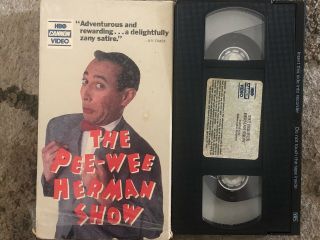 The Pee - Wee Herman Show - VHS - HBO Cannon Video - RARE - Never on DVD 3