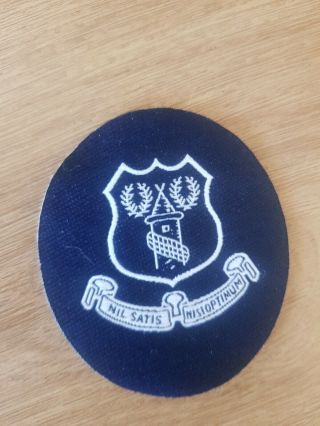 Rare Everton Football Club Sew On Patch Badge