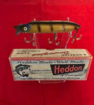 Vintage HEDDON VAMP SPOOK WITH CORRECT BOX 9750 AND PAPER. 2