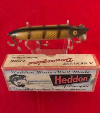 Vintage HEDDON VAMP SPOOK WITH CORRECT BOX 9750 AND PAPER. 3