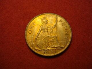 British Penny 1951 Unc Good Lustre Rare