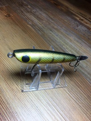 Vintage Fishing Lure Barracuda Dalton Special Great Color Wood Florida Bait