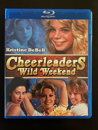 Cheerleaders Wild Weekend Blu Ray Code Red Rare Oop