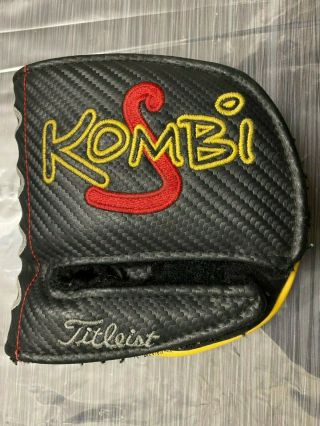 RARE Scotty Cameron Kombi Black Mallet Golf Putter Headcover Head Cover 2