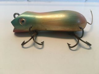 Vintage Wooden Shakespeare Swimming Mouse