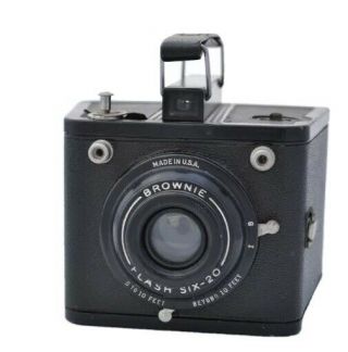 Eastman Kodak Brownie Flash Six 20 Vintage Retro Box Film Camera Antique 1940’s