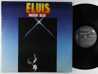 Elvis Presley - Moody Blue Lp - Rca Victor Rare Black Vinyl