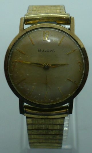 Vintage Bulova 17 Jewel Model 11al Wristwatch