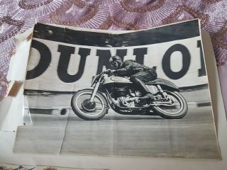 Iom Tt Rare Photograph Vintage Motorcycle