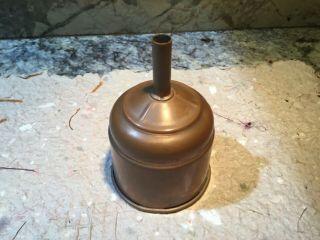 Antique Coleman Lantern Or Stove Copper Funnel.