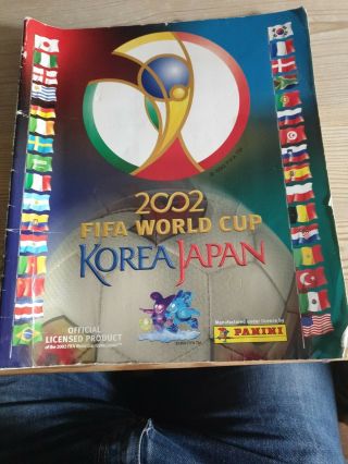 Rare Panini 2002 Fifa World Cup Sticker Album Complete