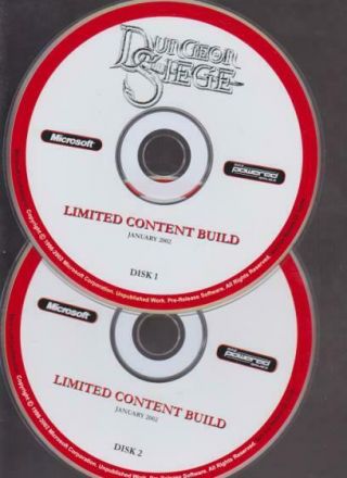 Dungeon Siege Pre - Release Pc Cd Hack Slash Action Combat Role - Playing Game Rare