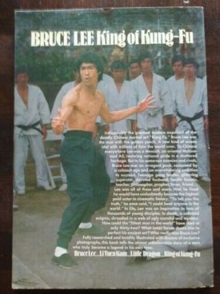 RARE 1974 BRUCE LEE KING OF KUNG FU COLLECTOR ' S EDITION MARTIAL ARTS KARATE 2