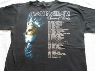 Official Rare Iron Maiden 2003 Tour T Shirt