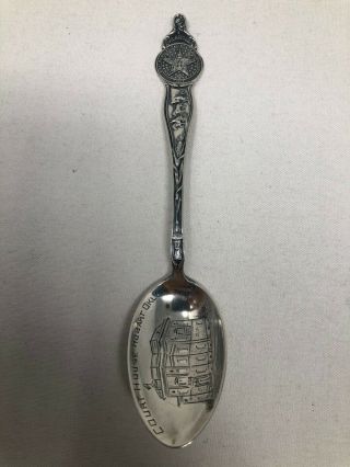 Watson Sterling Silver Souvenir Spoon Court House Hobart Oklahoma