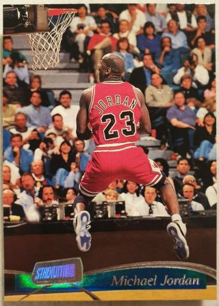 1997 - 98 Topps Stadium Club Michael Jordan Rare Premium Card 118