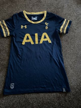 Rare Tottenham Hotspurs Home Shirt Size Small Fitted Under Armour Away
