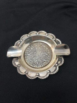 Vintage Mexican Sterling Silver Ashtray