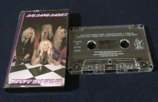 Big Bang Babies Self Titled Cassette Tape 1992 Glam Rock Metal Very Rare