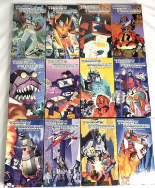 The Transformers Vhs Volume 1 - 12 1999 Very Rare Complete 12 Tape Set