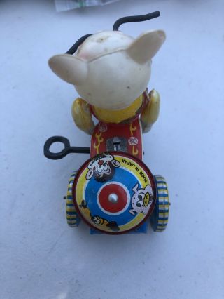 Japanese Tin Litho Toy Collectors Antique Vintage Rabbit 3