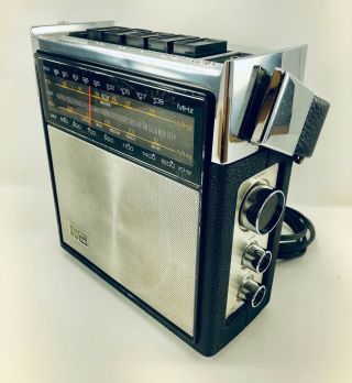 Vintage General Electric Ge Multi - Band Transistor Radio Psb/am/fm/sw Rare