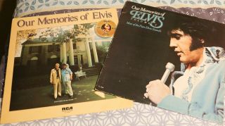 Rare Elvis Presley Lp Our Memories Of Vols 1 & 2 Rca