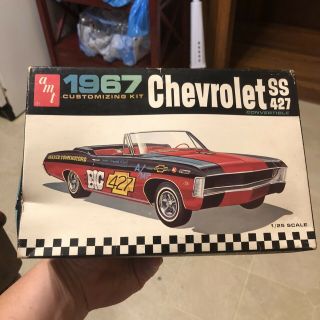 Amt 1967 Chevrolet Impala Ss Convertible Box Only