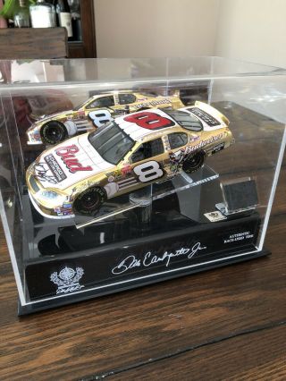 Rare Dale Earnhardt Jr Gold Autographed 2003 Mlb All Star Game Diecast