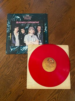 Rare 1978 Wayne County And The Electric Chairs Blatantly Offensive Red Vinyl
