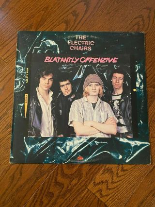 Rare 1978 Wayne County And The Electric Chairs BLATANTLY OFFENSIVE Red Vinyl 2